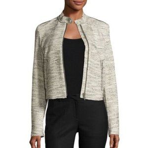 Theory Bavewick K Branson Tweed Moto Jacket